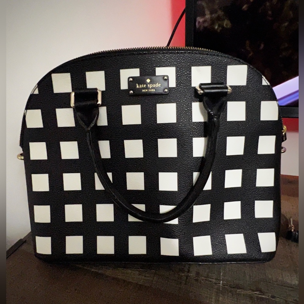 Kate Spade Gingham Purse